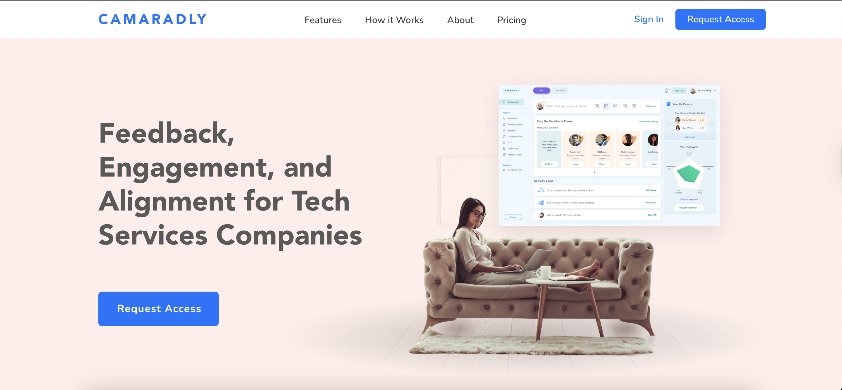 Camaradly – Employee Engagement & Feedback Platform