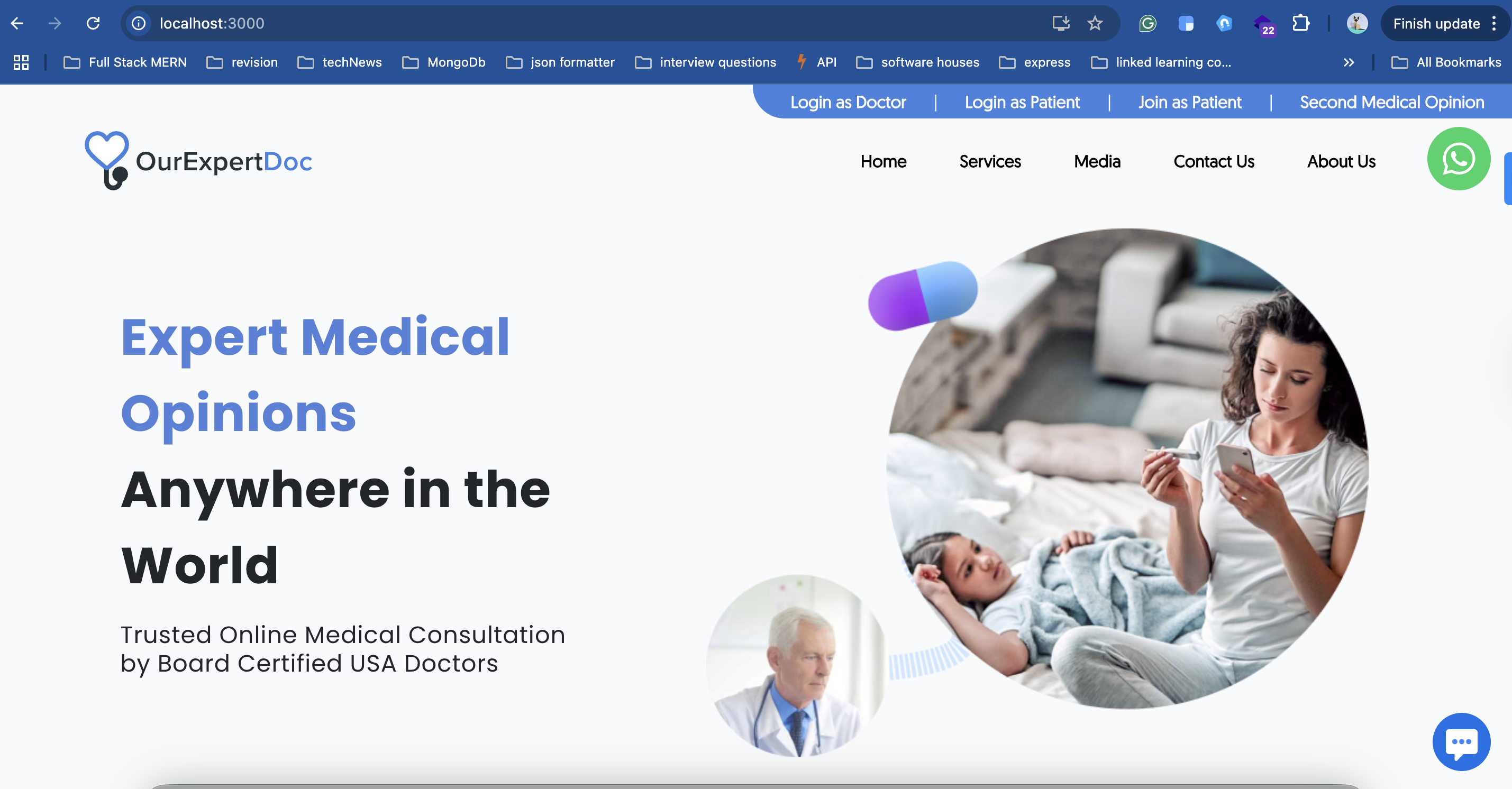 OurExpertDoc - Healthcare Platform